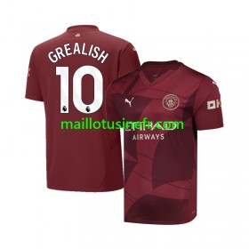 Maillot de Foot Manchester City Jack Grealish 10 Troisième 2024-25
